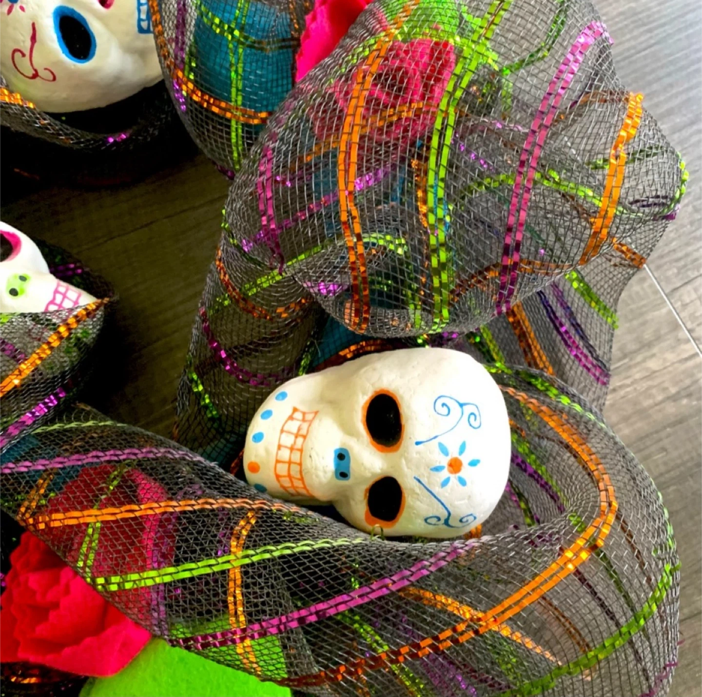 Sugar Skull Wreath 🧡 - photo 3
