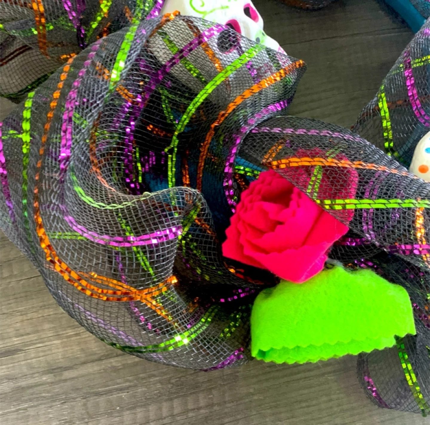 Sugar Skull Wreath 🧡 - photo 4