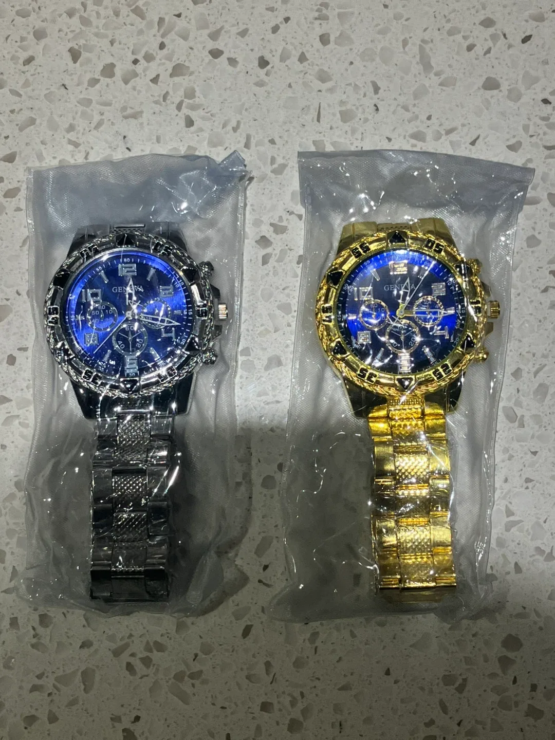 New Geneva Men's Watches - Gold & Silver image indicator(4)