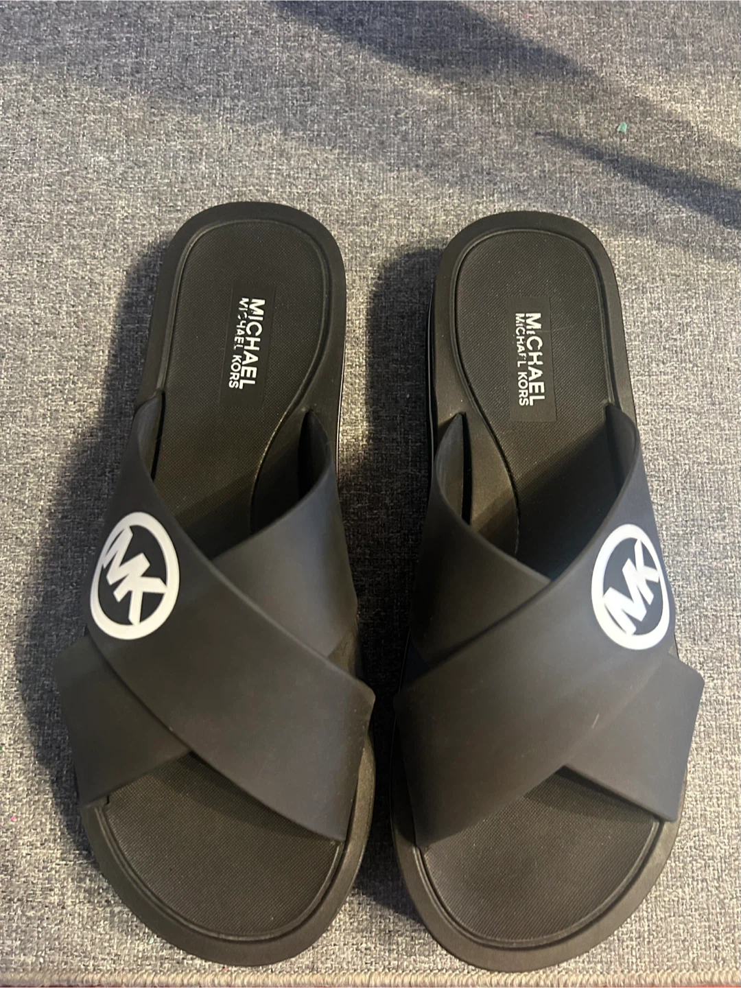 Michael Kors Black Crisscross Sandals
