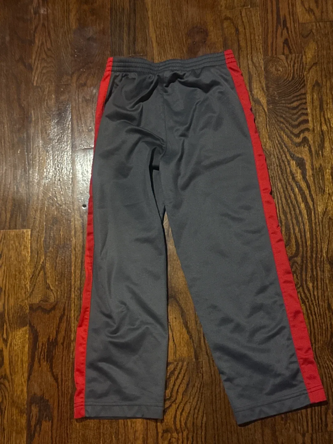 Nike Gray & Red Athletic Pants - Size 7 image indicator(3)