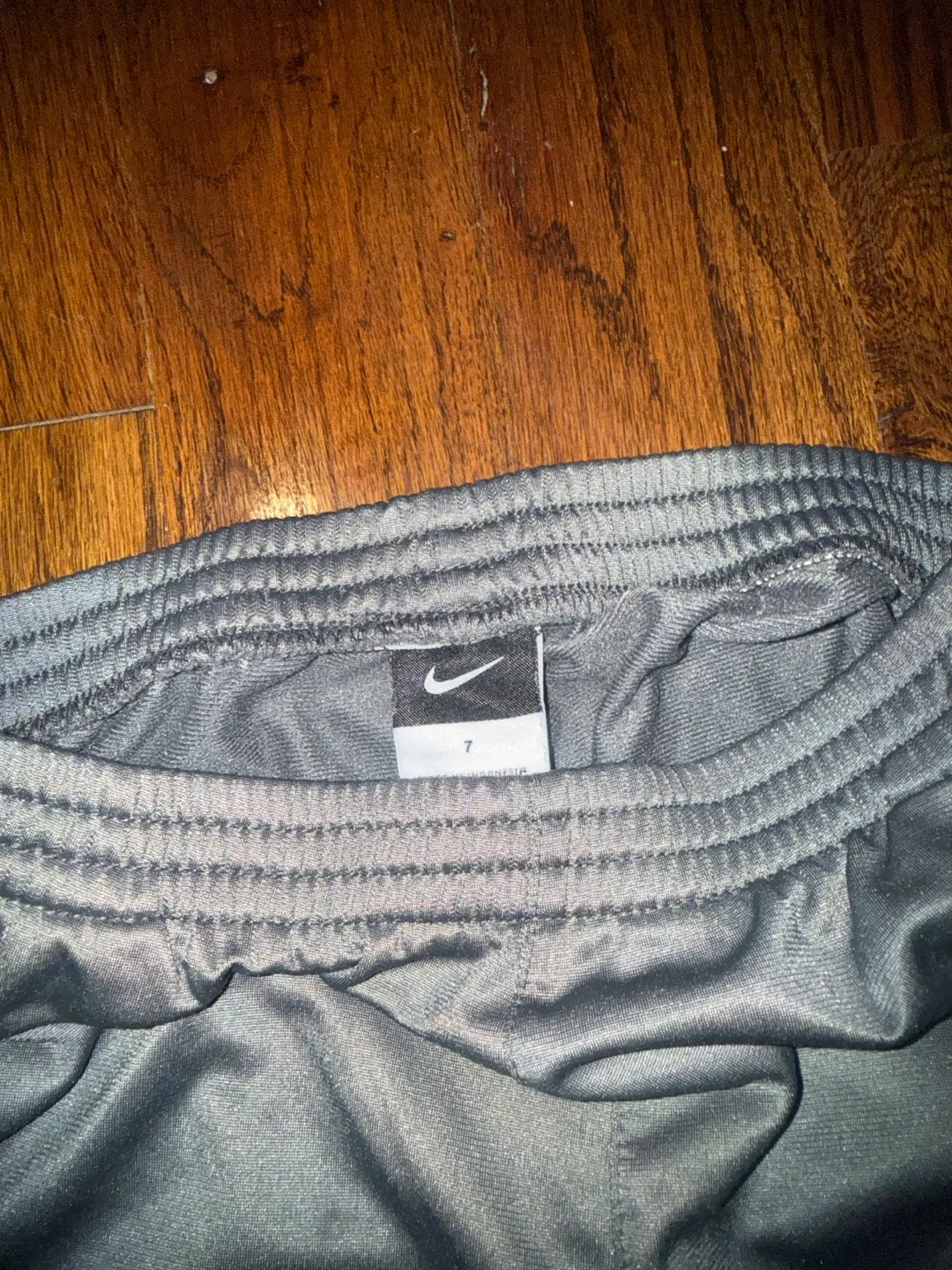 Nike Gray & Red Athletic Pants - Size 7 image indicator(2)