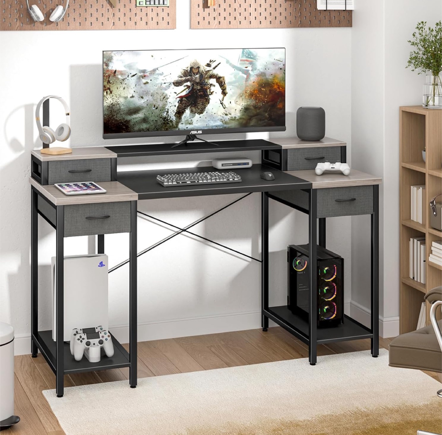 BNIB! Grey Computer Desk - photo 3