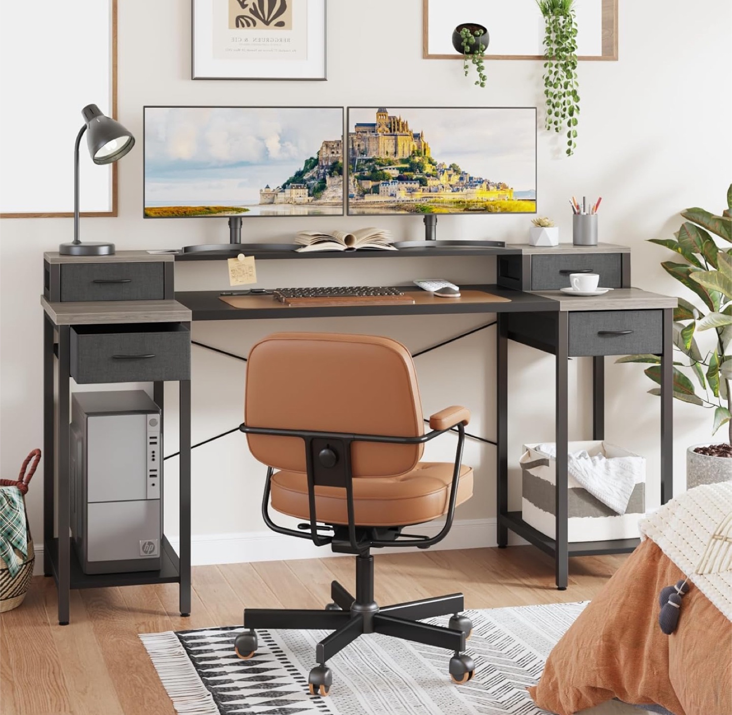 BNIB! Grey Computer Desk - photo 4