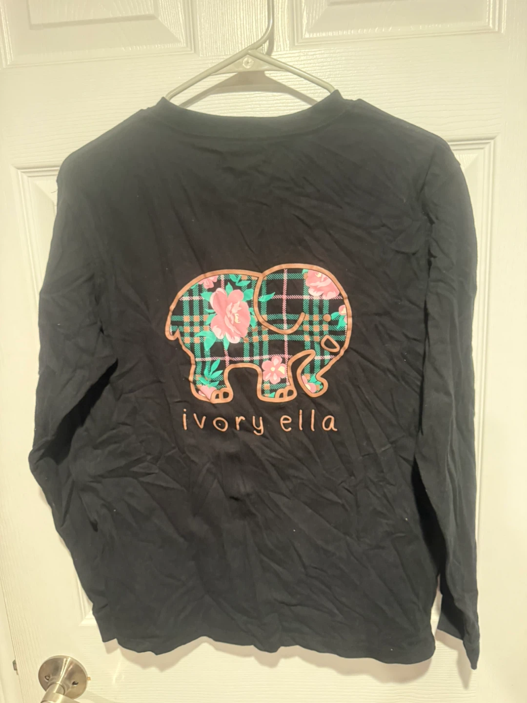Ivory Ella Black Long Sleeve Shirt - Size M - photo 2