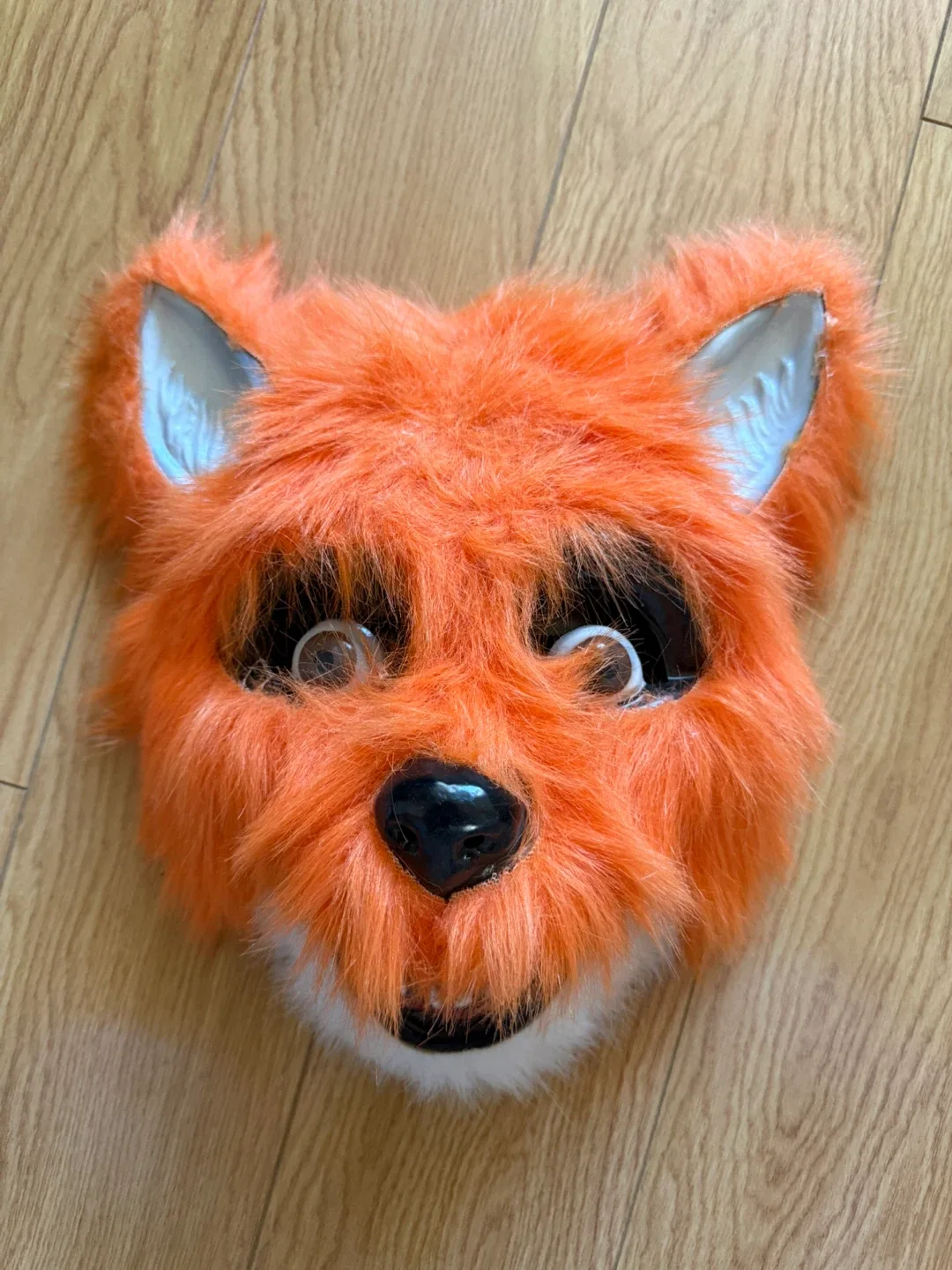 Orange Fox Halloween Mask🧡 thumbnail