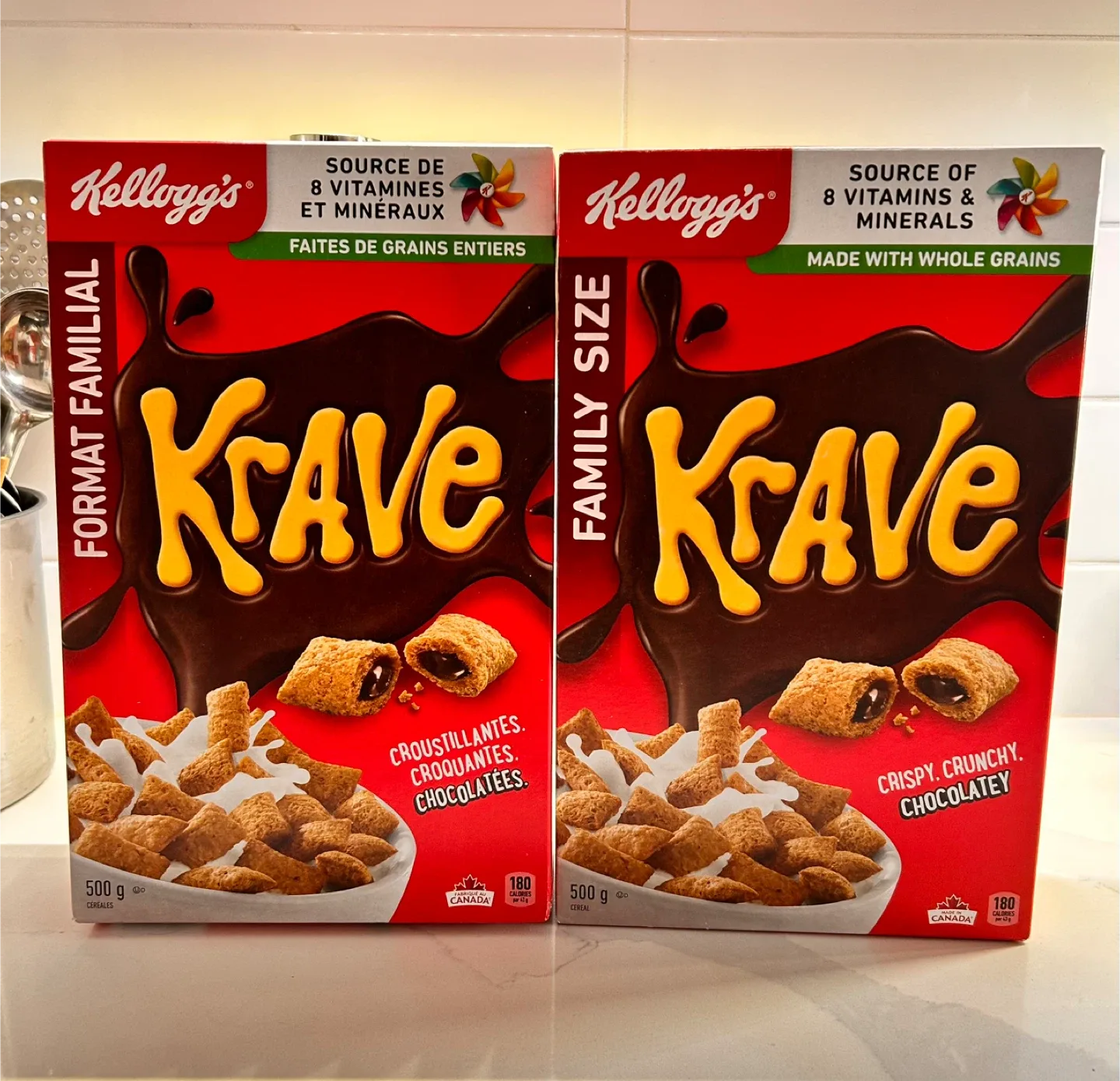Kellogg's Krave Cereal, Family Size thumbnail