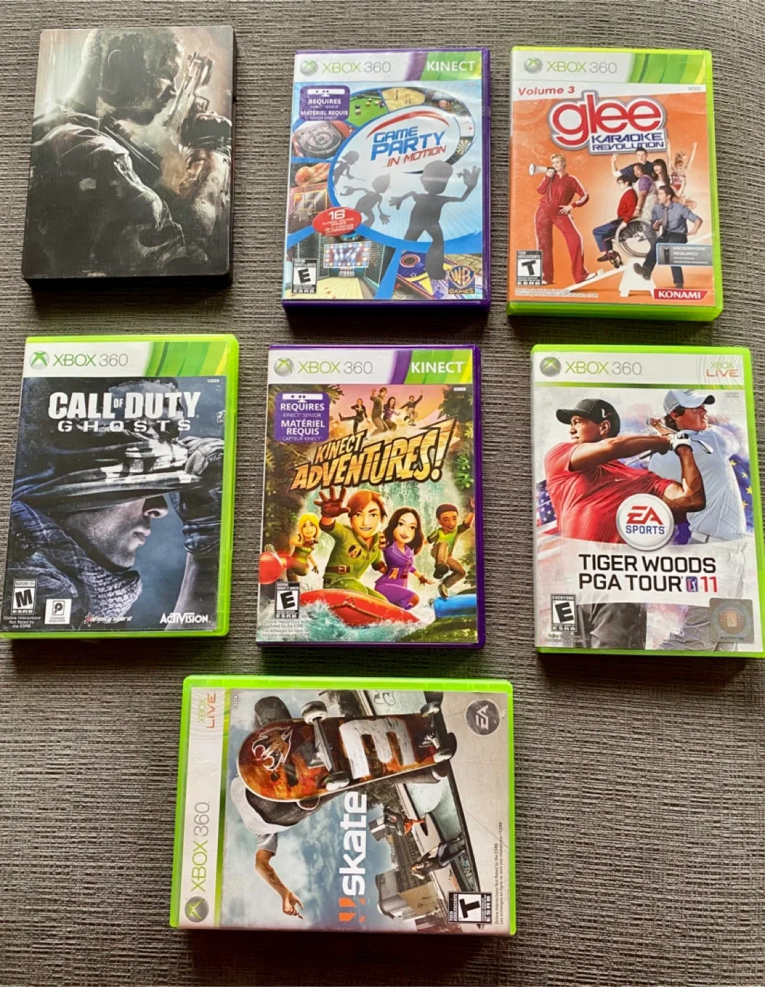🧡 Xbox 360 Games: Call of Duty, Kinect Adventures, Glee thumbnail