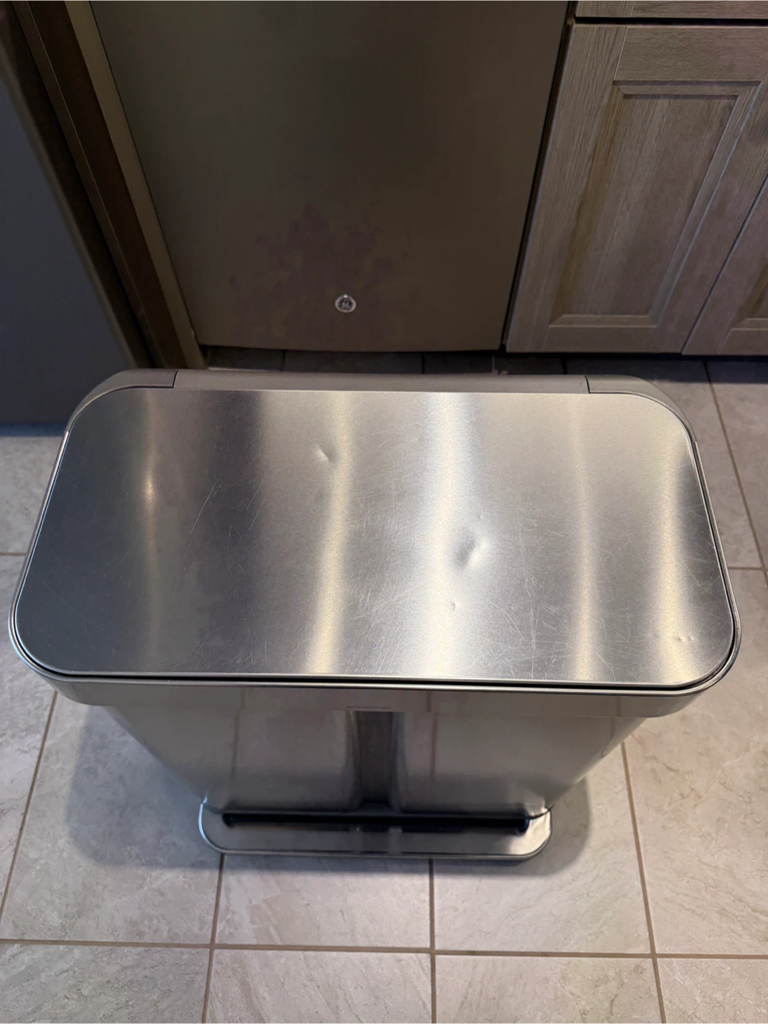 simplehuman Dual Compartment Trash Can - photo 4
