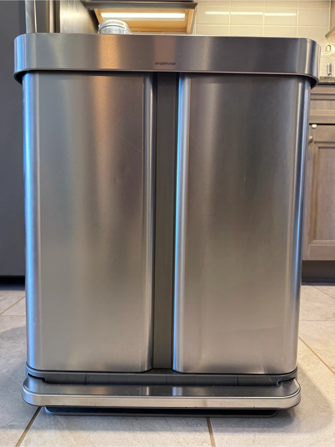 simplehuman Dual Compartment Trash Can