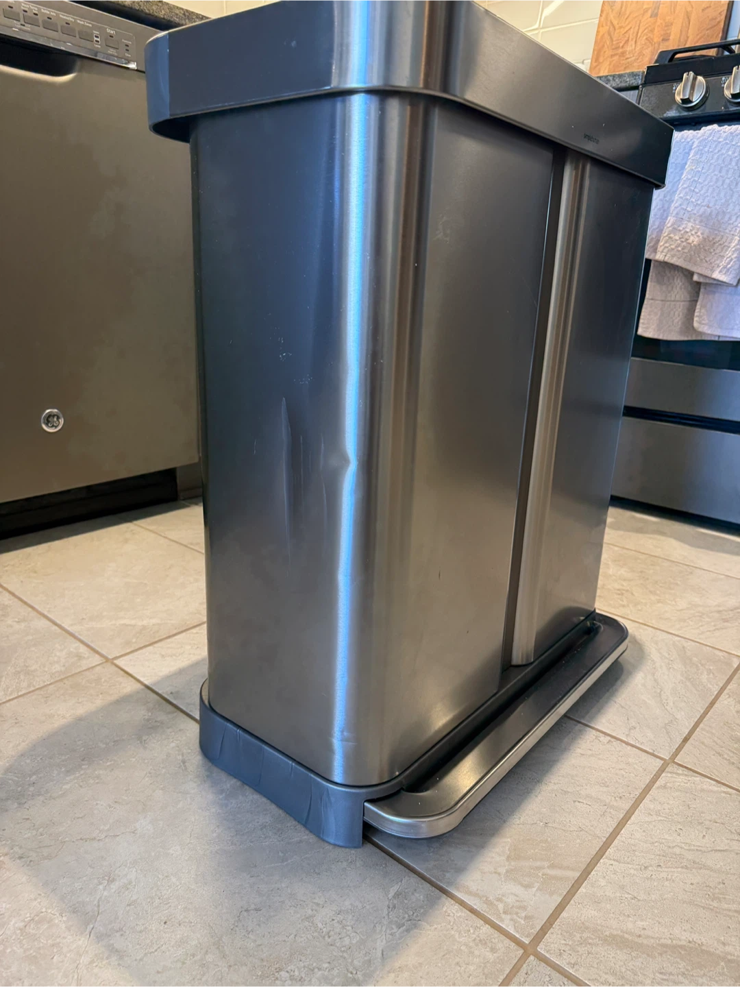 simplehuman Dual Compartment Trash Can - photo 5