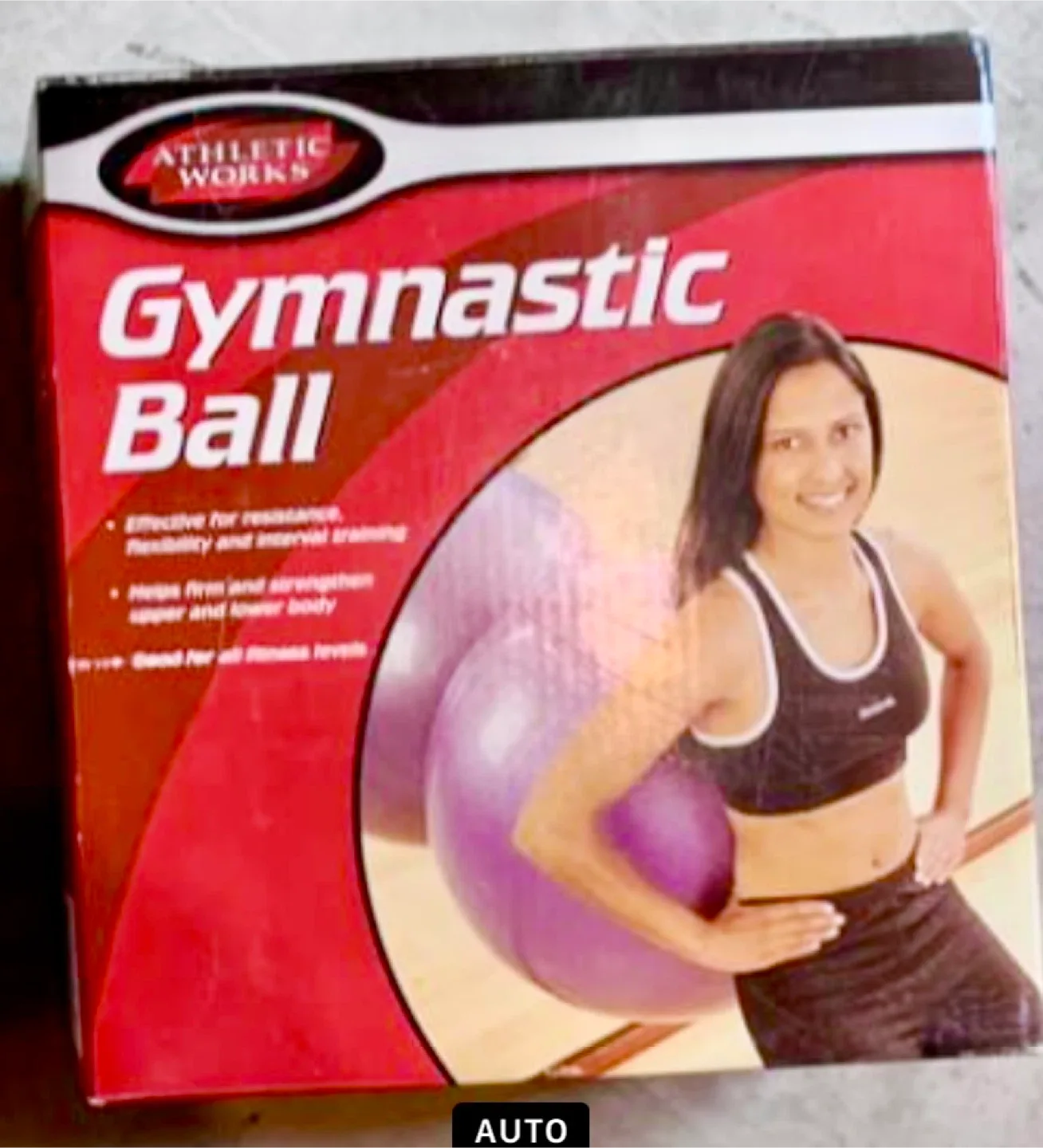 Athletic Works Gymnastic Ball 🧡 thumbnail