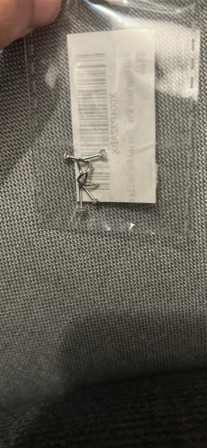 Earring Studs surgical steel 20g image indicator(3)