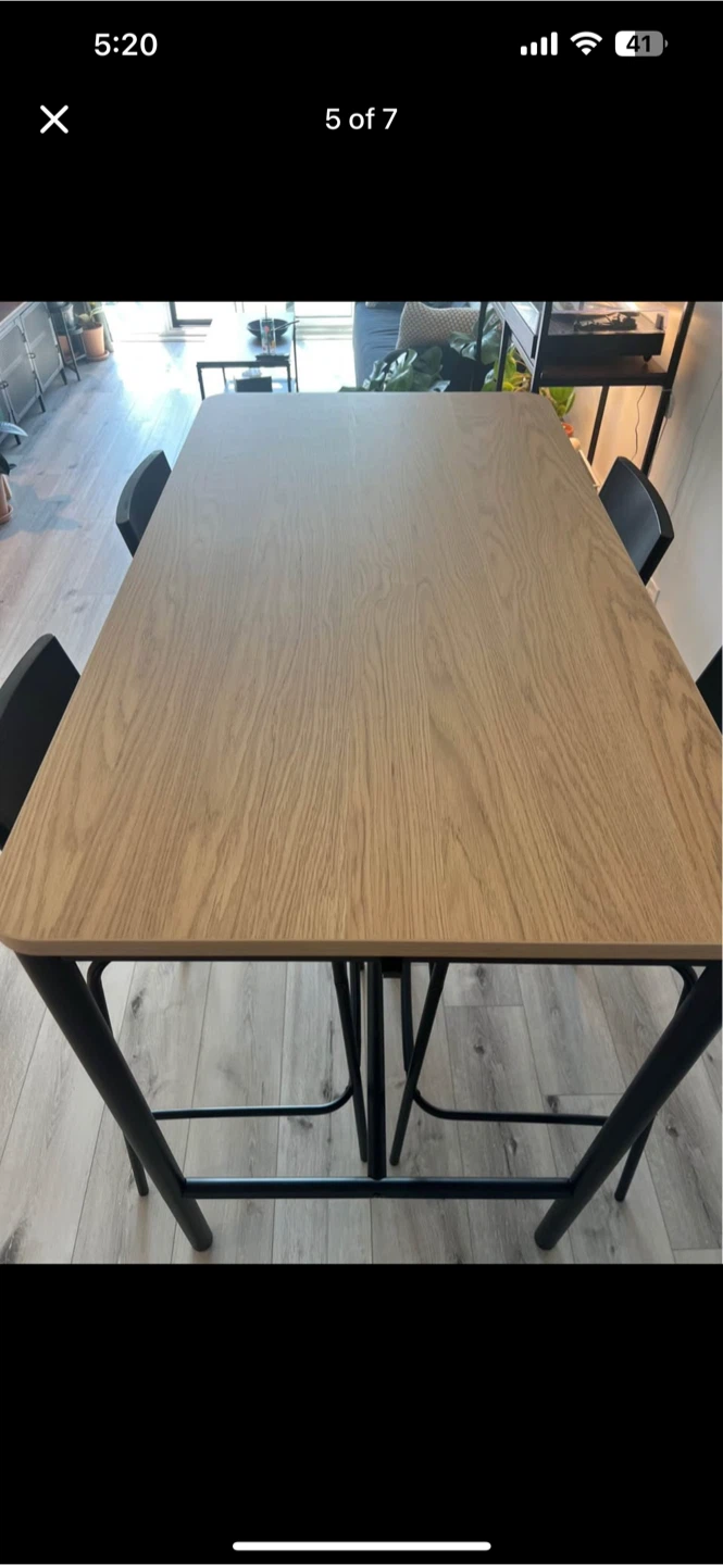 TOMMARYD Ikea high top table - photo 5