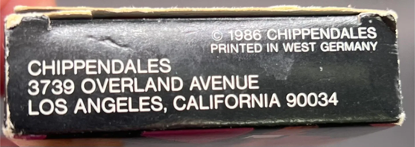 Vintage Chippendales Playing Cards image indicator(4)