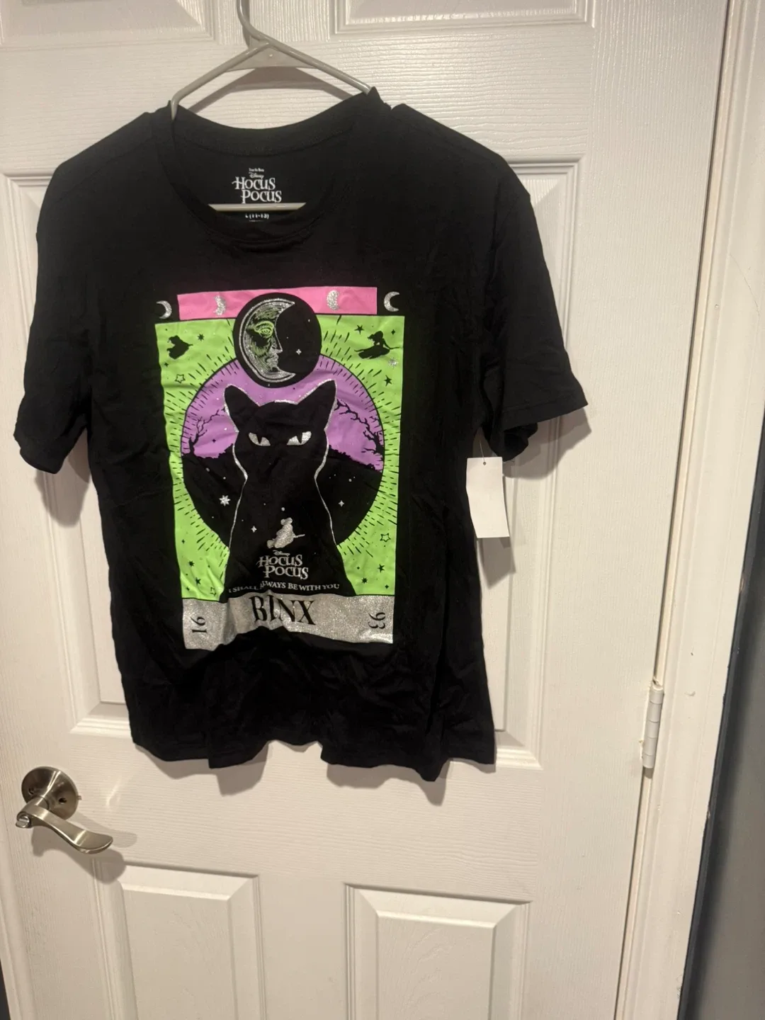 Disney Hocus Pocus Black Graphic Tee - Size L (11-13) thumbnail