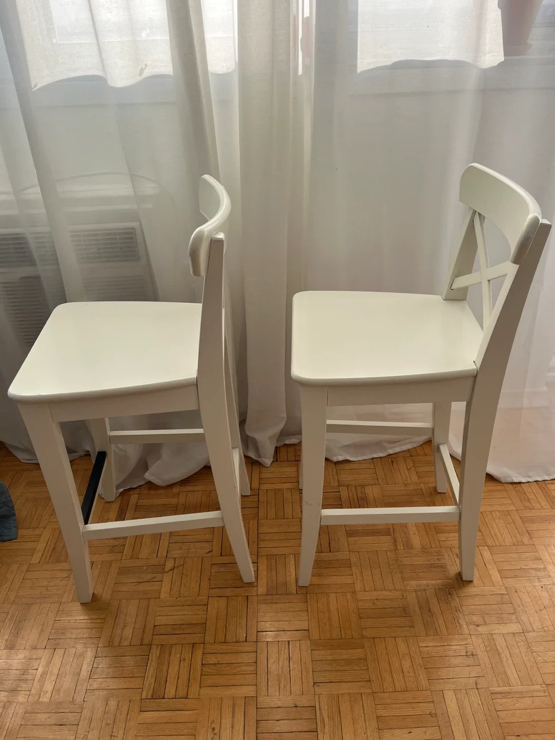 IKEA Ingolf Bar Stools - White image indicator(2)