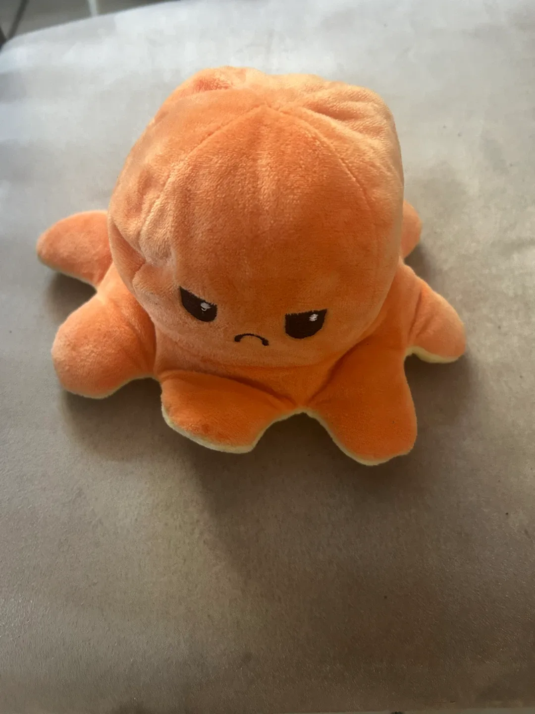Reversible Octopus Plushie - Orange & Yellow image indicator(2)