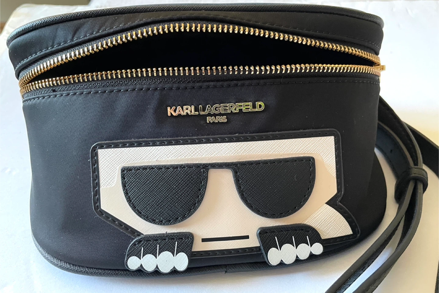 Karl Lagerfeld Paris Black Belt Bag