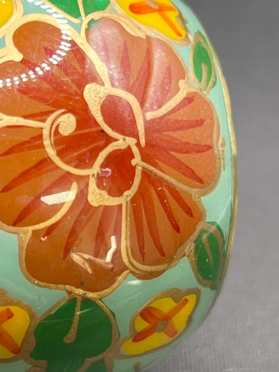 Vintage Pier 1 Floral Napkin Rings - Set of 4 image indicator(3)