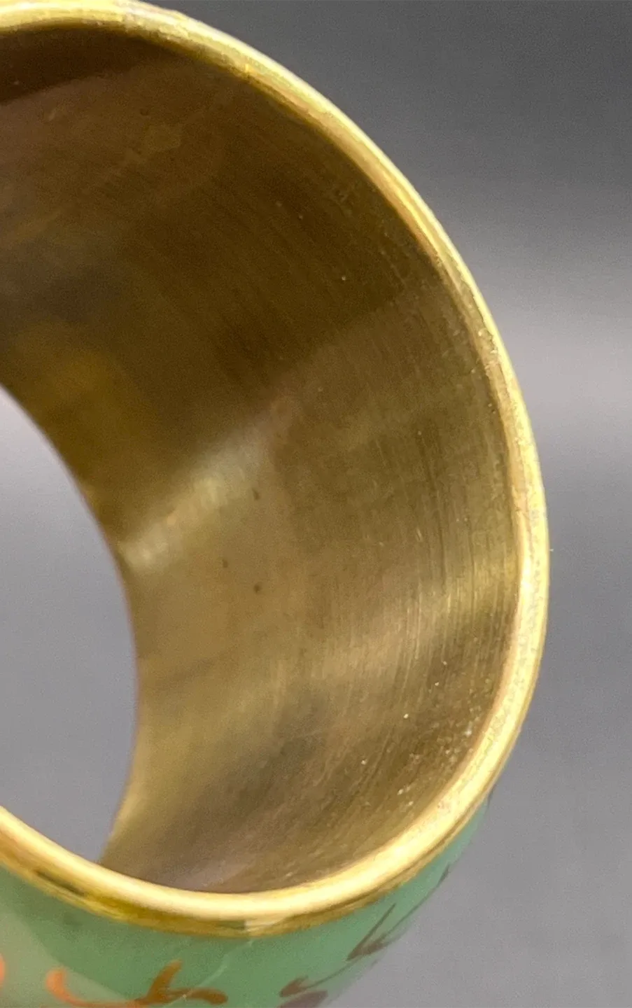 Vintage Pier 1 Floral Napkin Rings - Set of 4 image indicator(5)