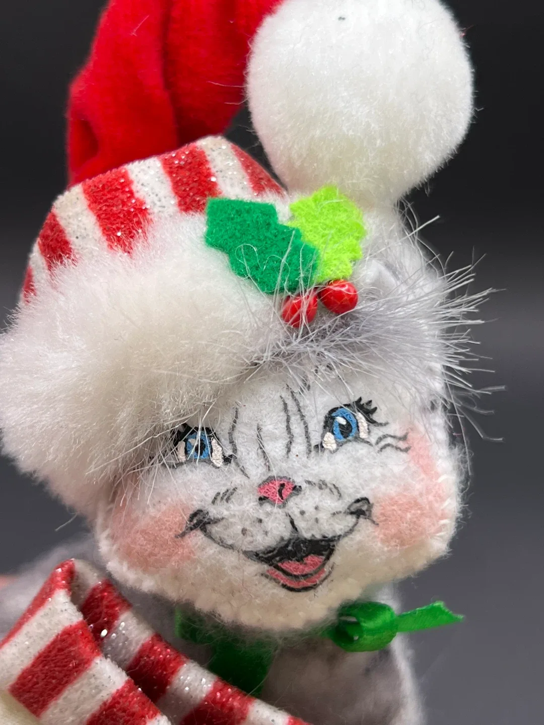 Retro Annalee Christmas Catnip Cat Plush Holiday Decor image indicator(4)