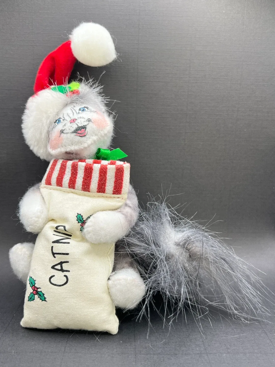 Retro Annalee Christmas Catnip Cat Plush Holiday Decor image indicator(6)