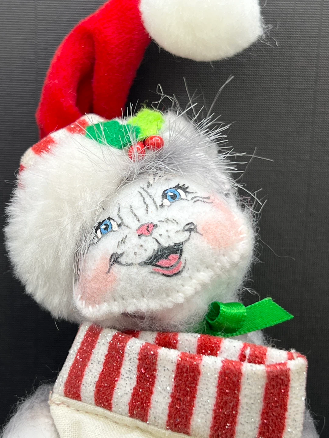 Retro Annalee Christmas Catnip Cat Plush Holiday Decor - photo 2
