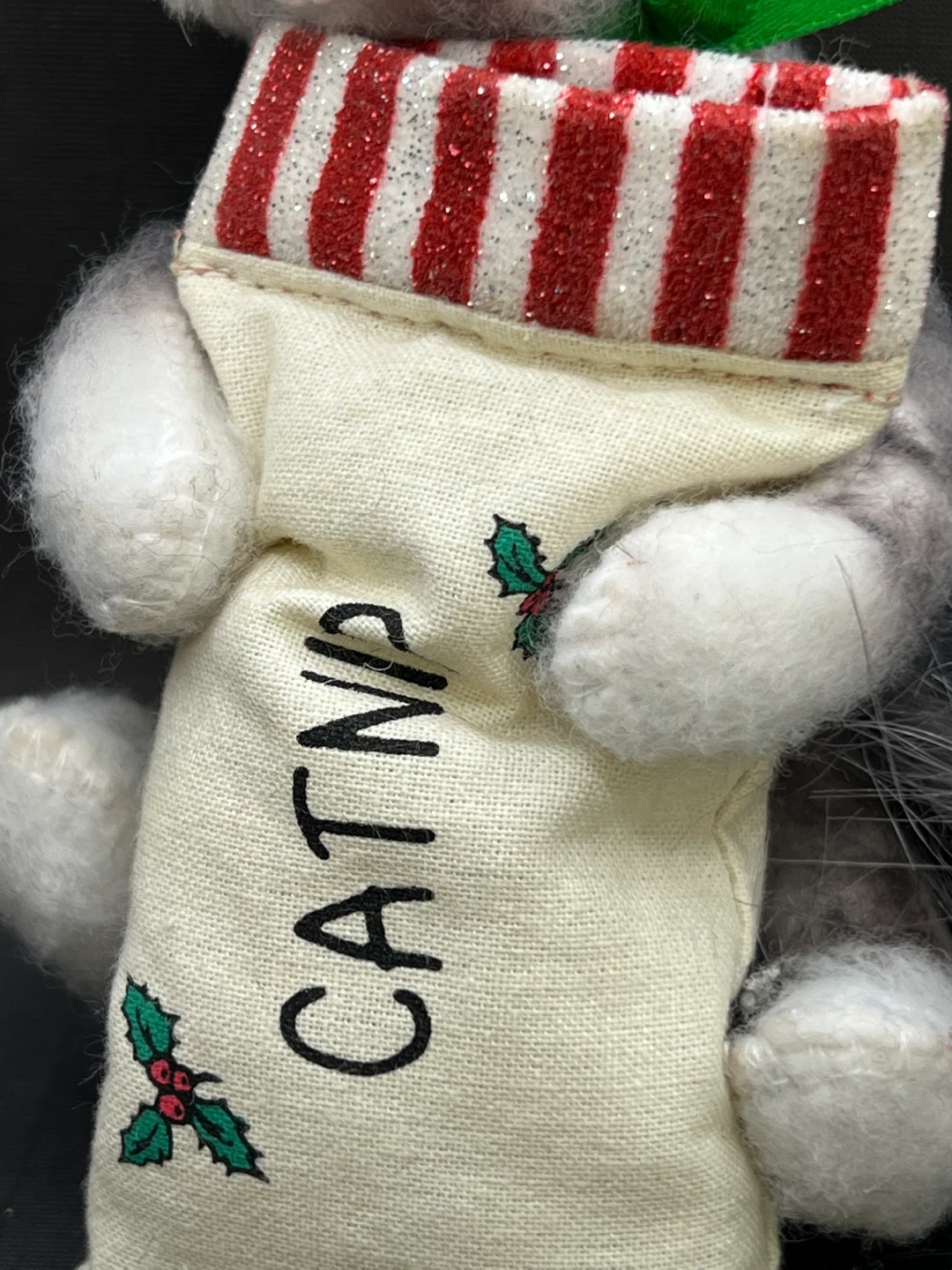 Retro Annalee Christmas Catnip Cat Plush Holiday Decor - photo 3