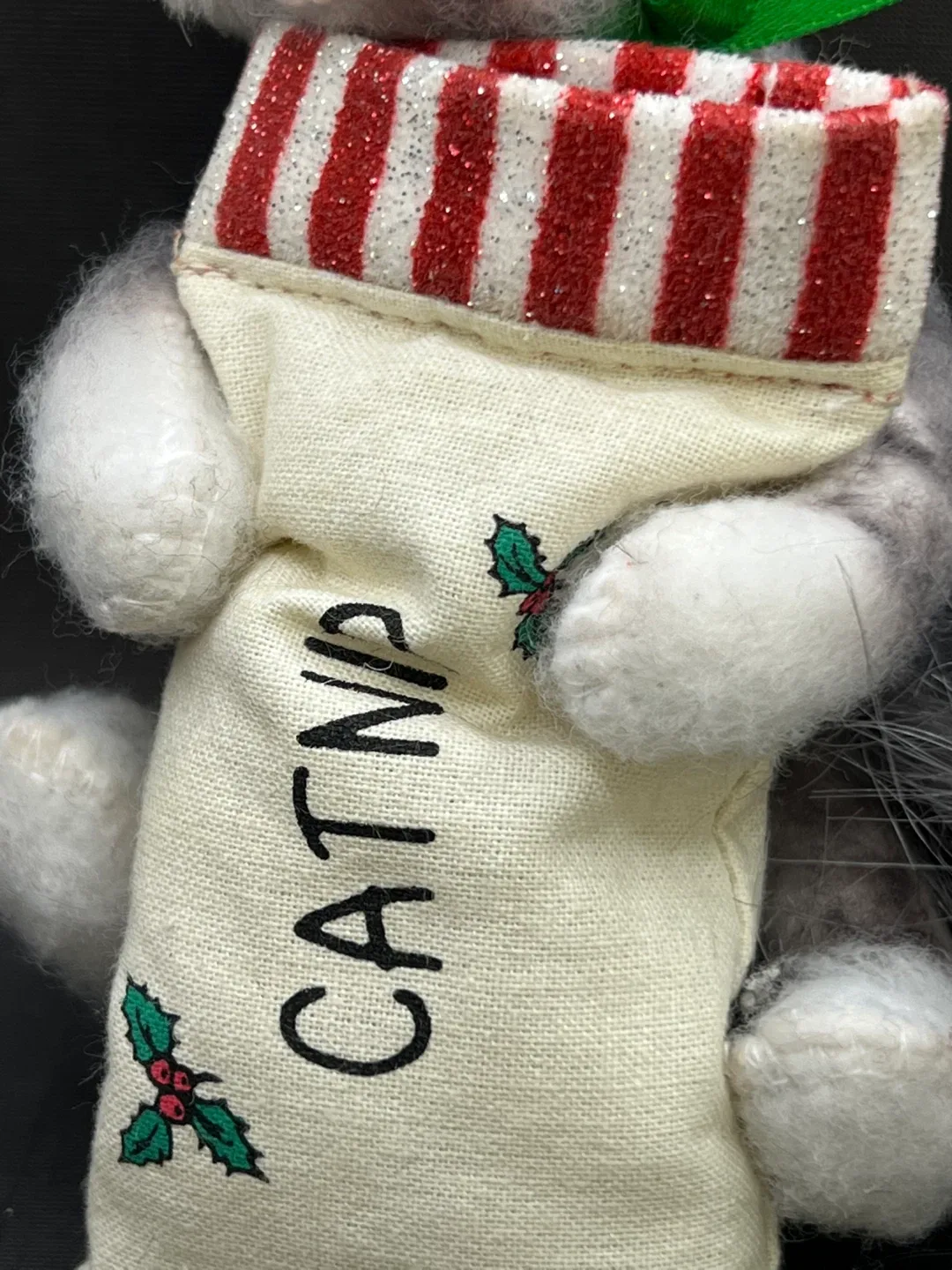 Retro Annalee Christmas Catnip Cat Plush Holiday Decor image indicator(3)
