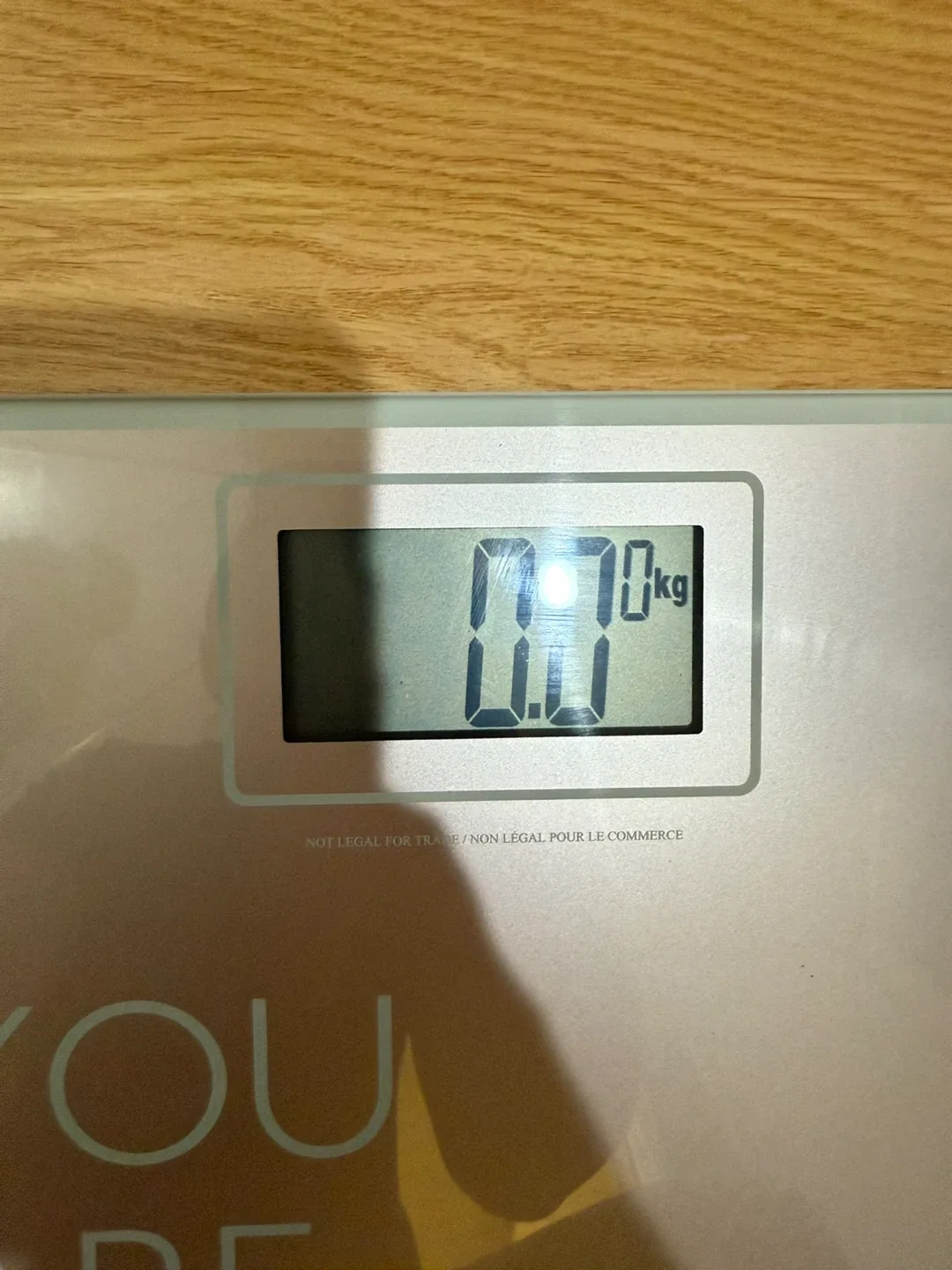 Thinner 'You Are Amazing' Digital bathroom Scale in rose gold🧡 image indicator(2)