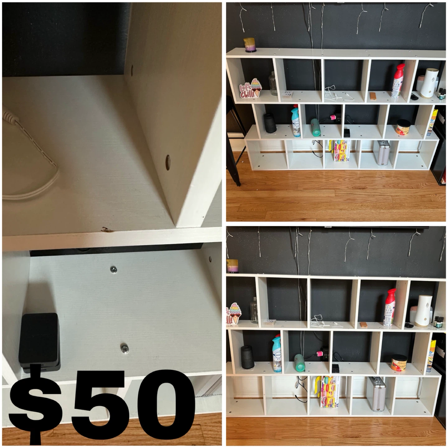 White Cube Shelf Unit