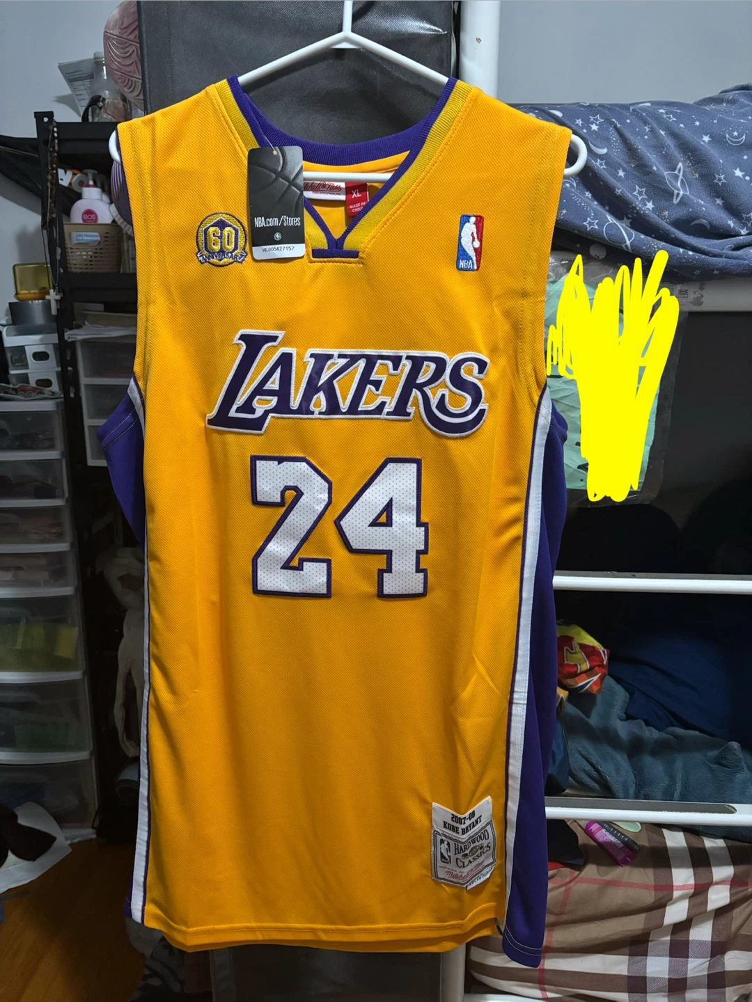 Lakers 2007-2008 Kobe Bryant #24 Jersey - Size XL