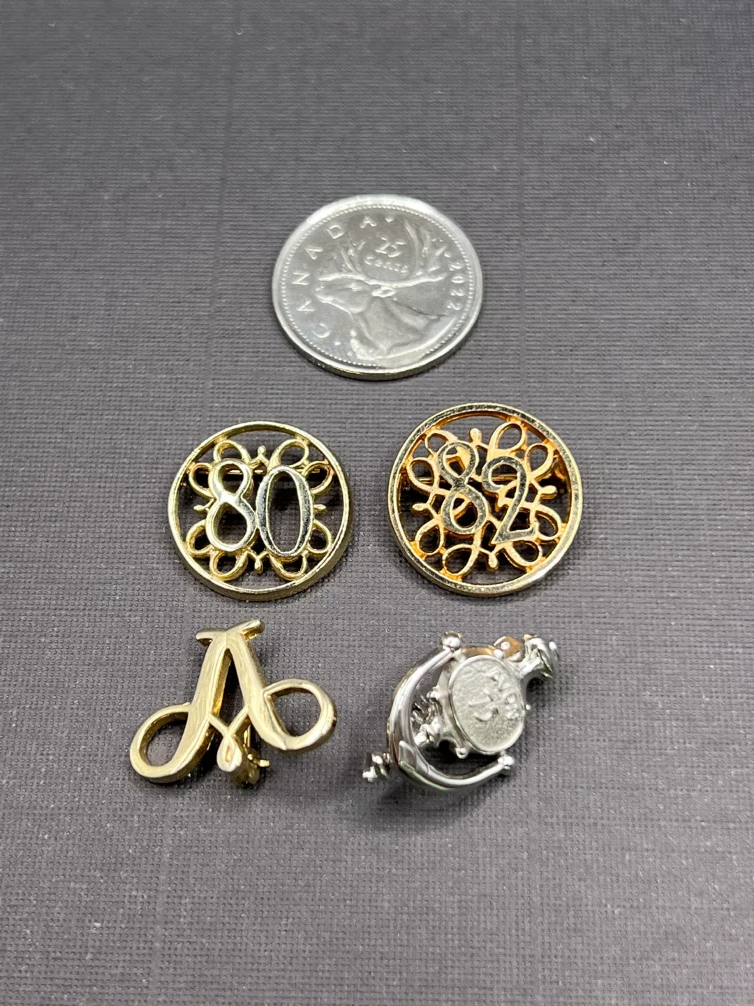 Vintage Avon  Brooches set of 4 image indicator(6)