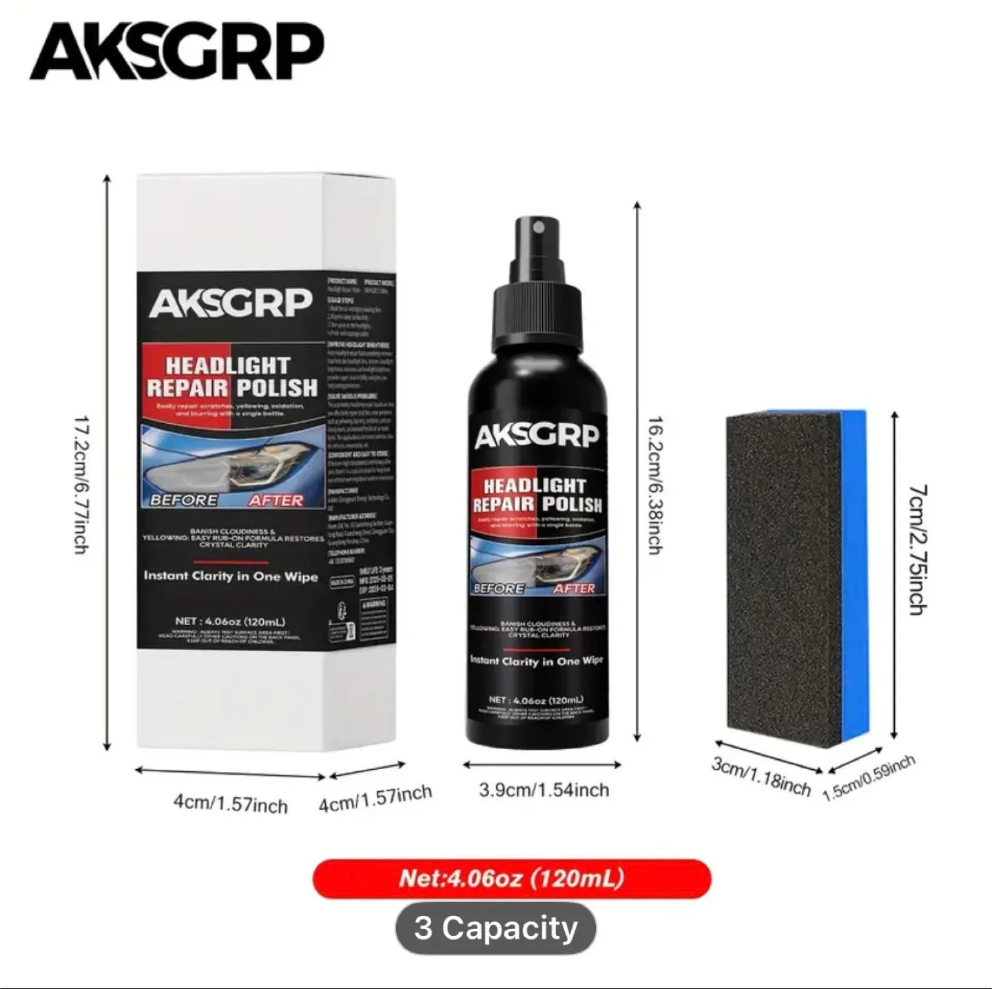 Professional-Grade Car Headlight Restorer with Nano image indicator(5)