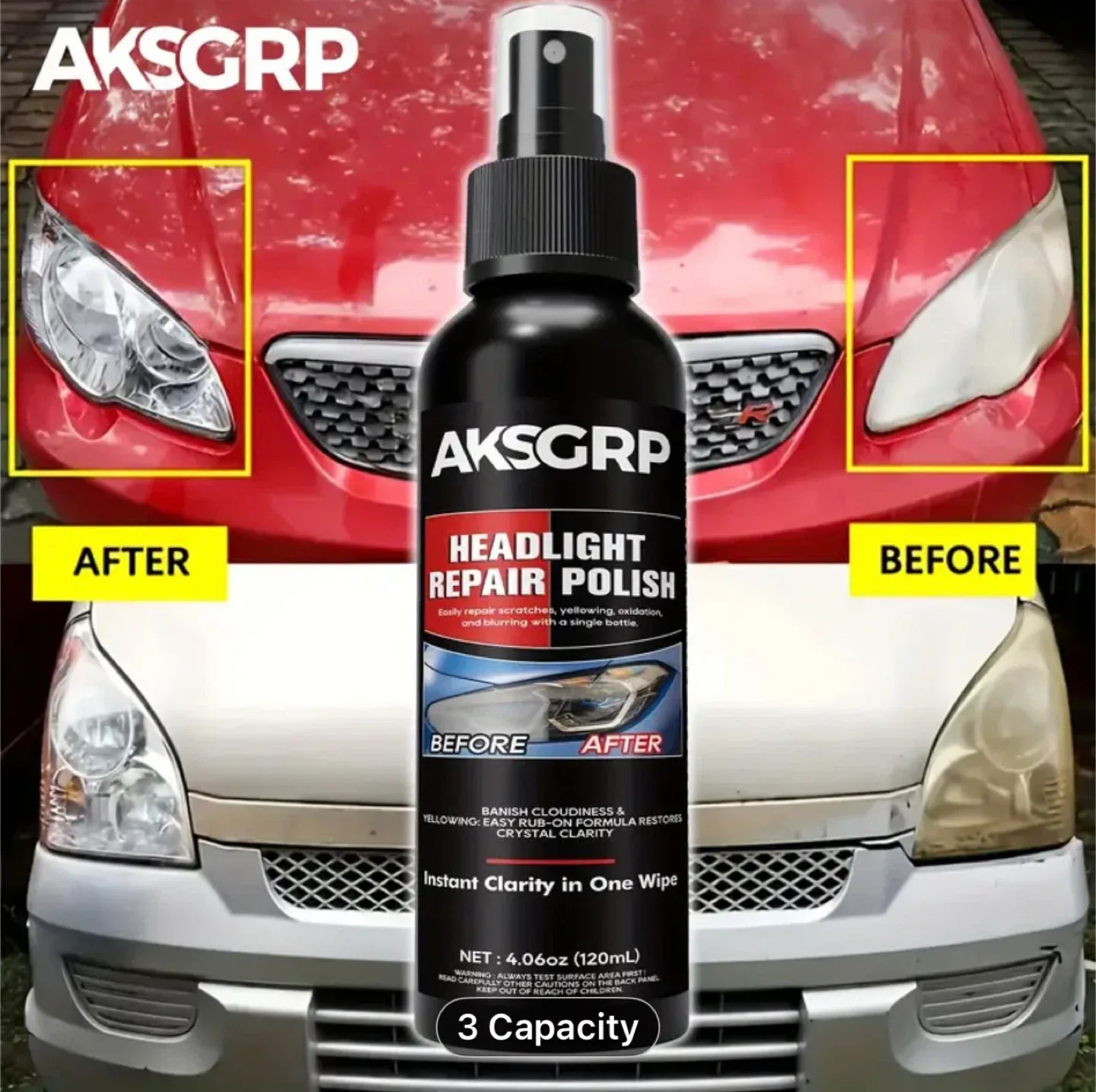 Professional-Grade Car Headlight Restorer with Nano image indicator(6)