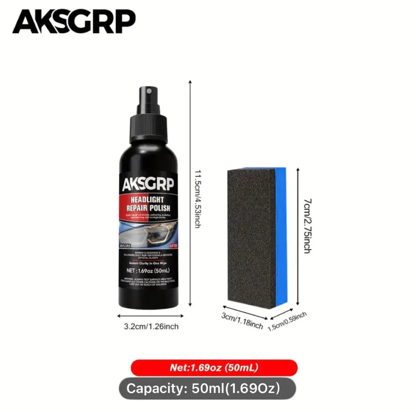 Professional-Grade Car Headlight Restorer with Nano image indicator(10)