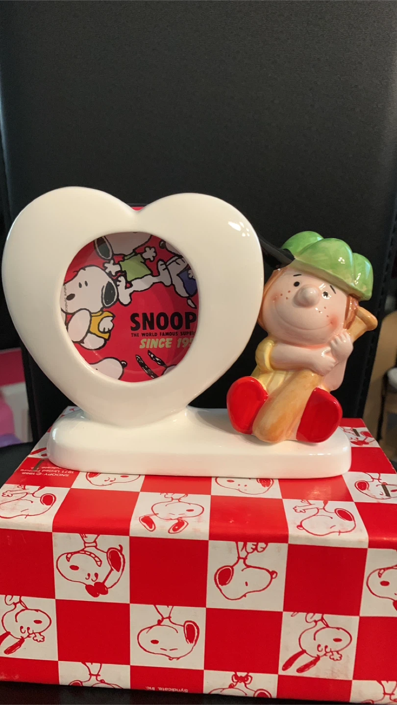 Charlie Brown & Peppermint Patty Ceramic Picture Frame - photo 2