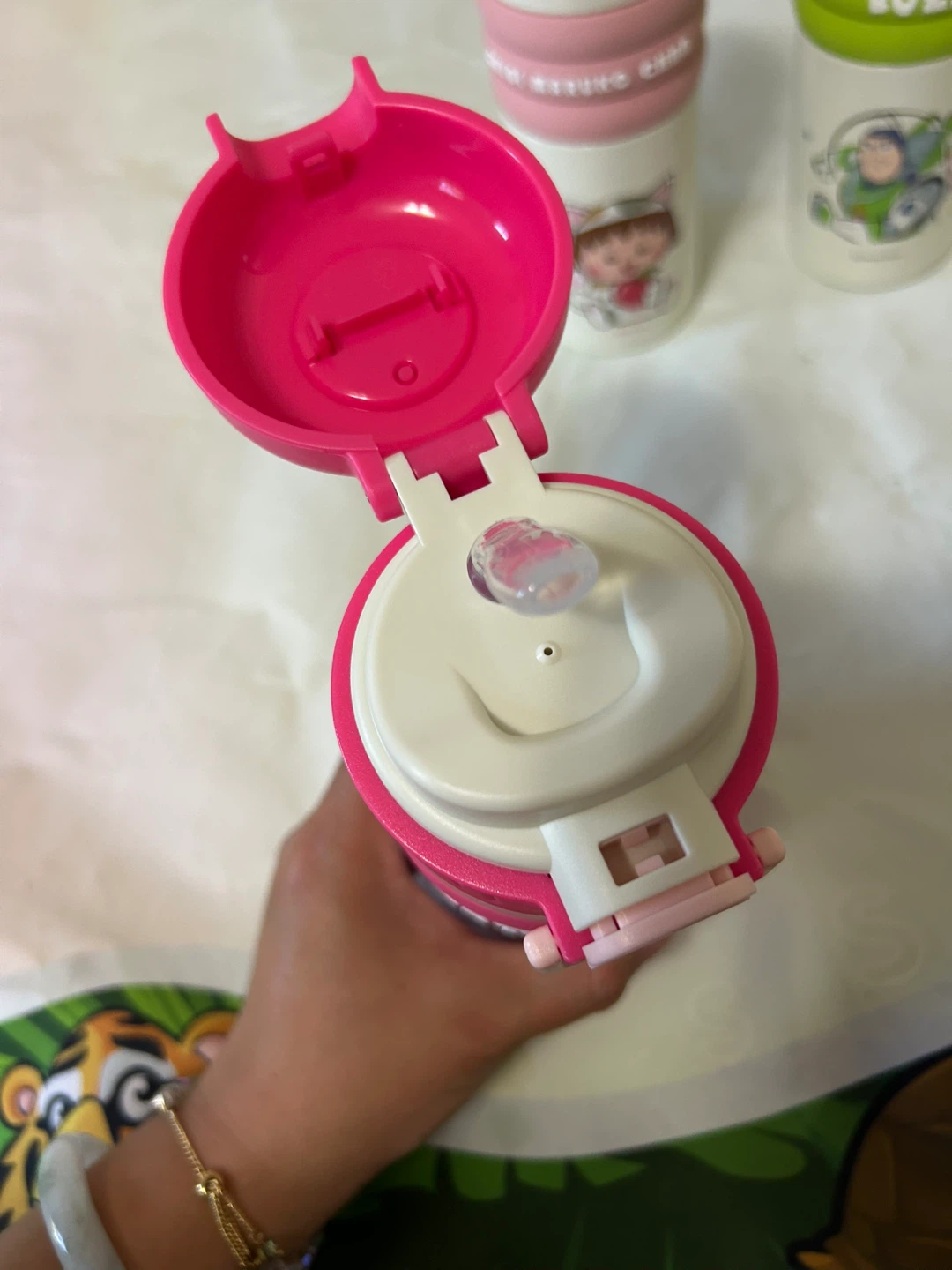 Cartoon Thermal Bottle for Kids – 520ml | Straw + Spout | - photo 5