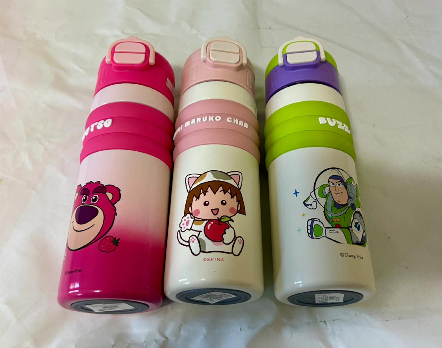 Cartoon Thermal Bottle for Kids – 520ml | Straw + Spout |