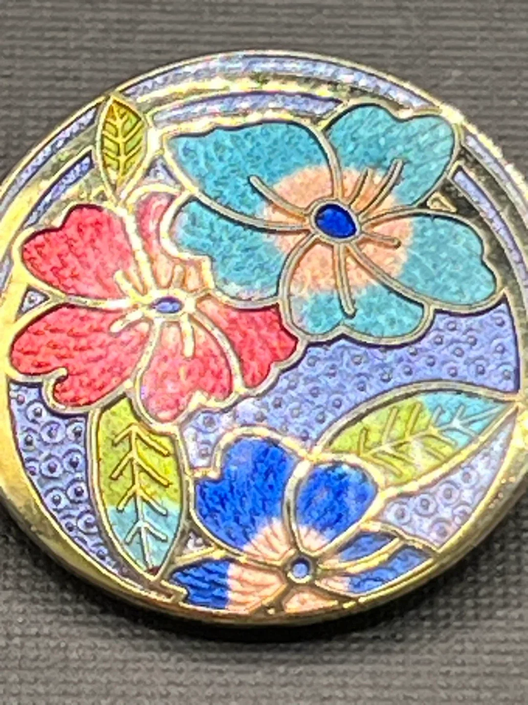 Vintage Floral Bouquet Rococo Clip-on Earrings image indicator(2)