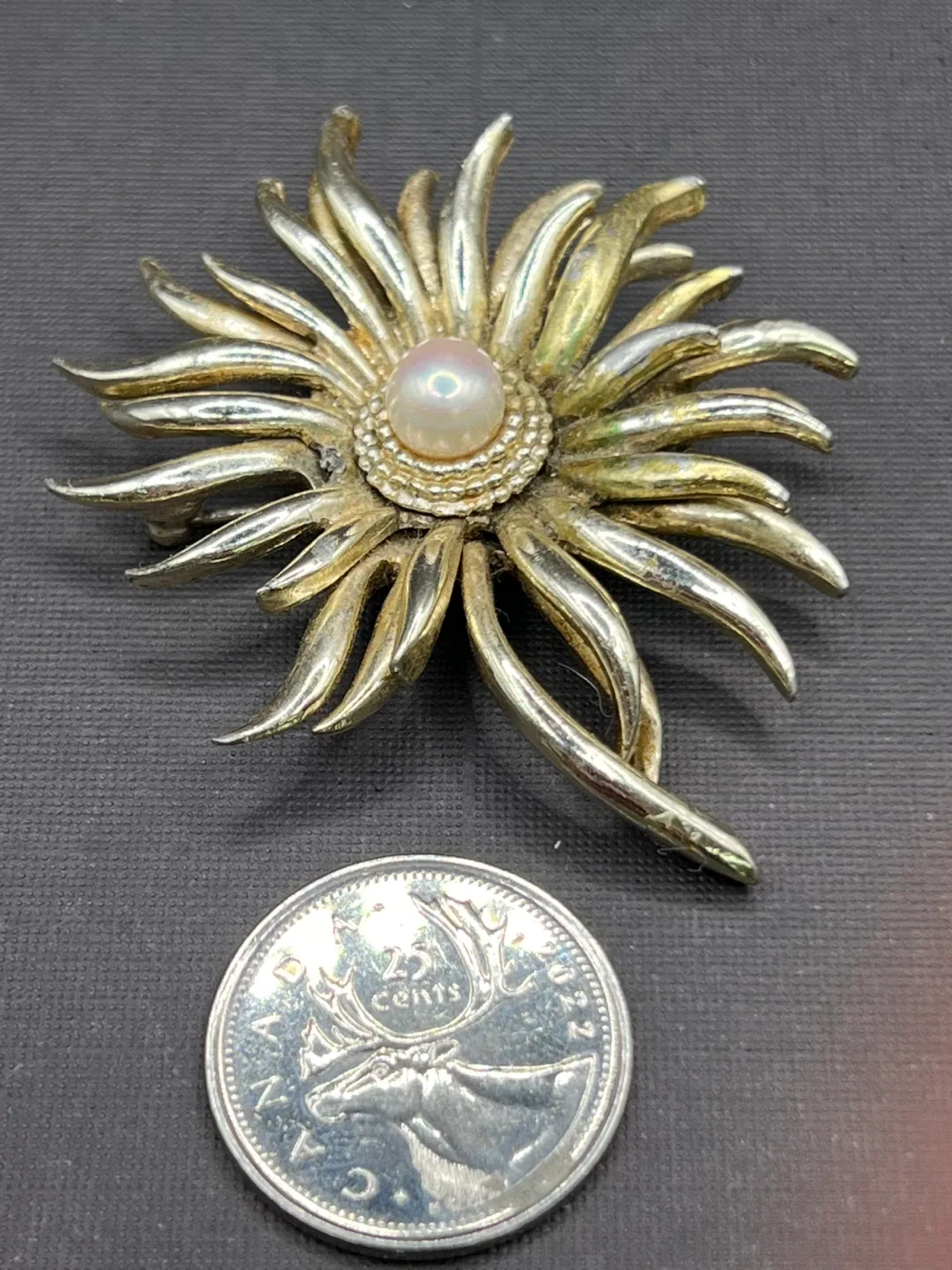 Vintage Gold Tone Brooches & Pins image indicator(3)