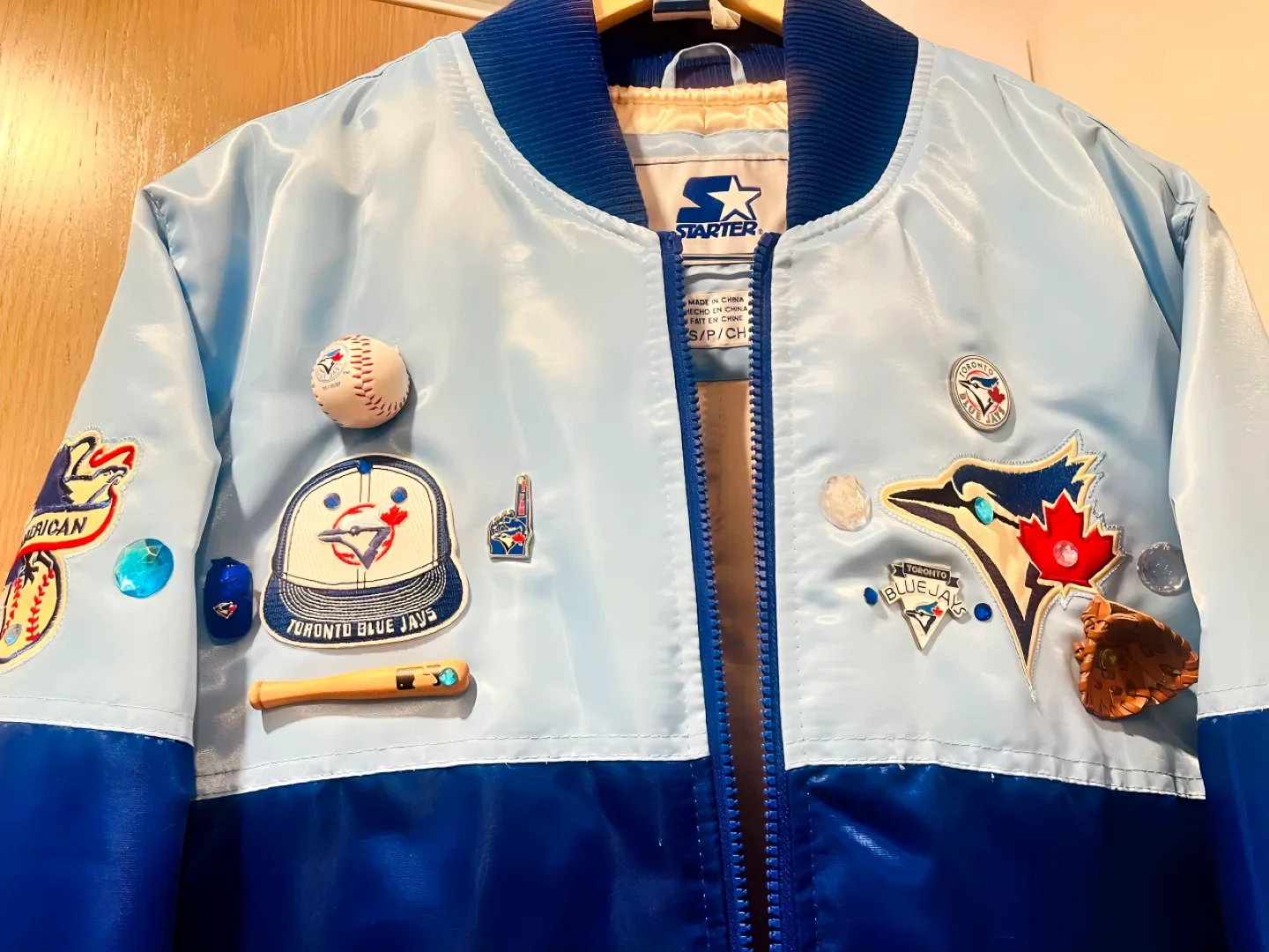 Toronto Blue Jays Starter Bomber Jacket image indicator(2)