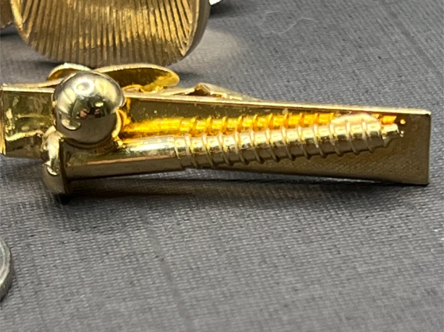 Vintage Cufflink and Tie Clip Set image indicator(6)