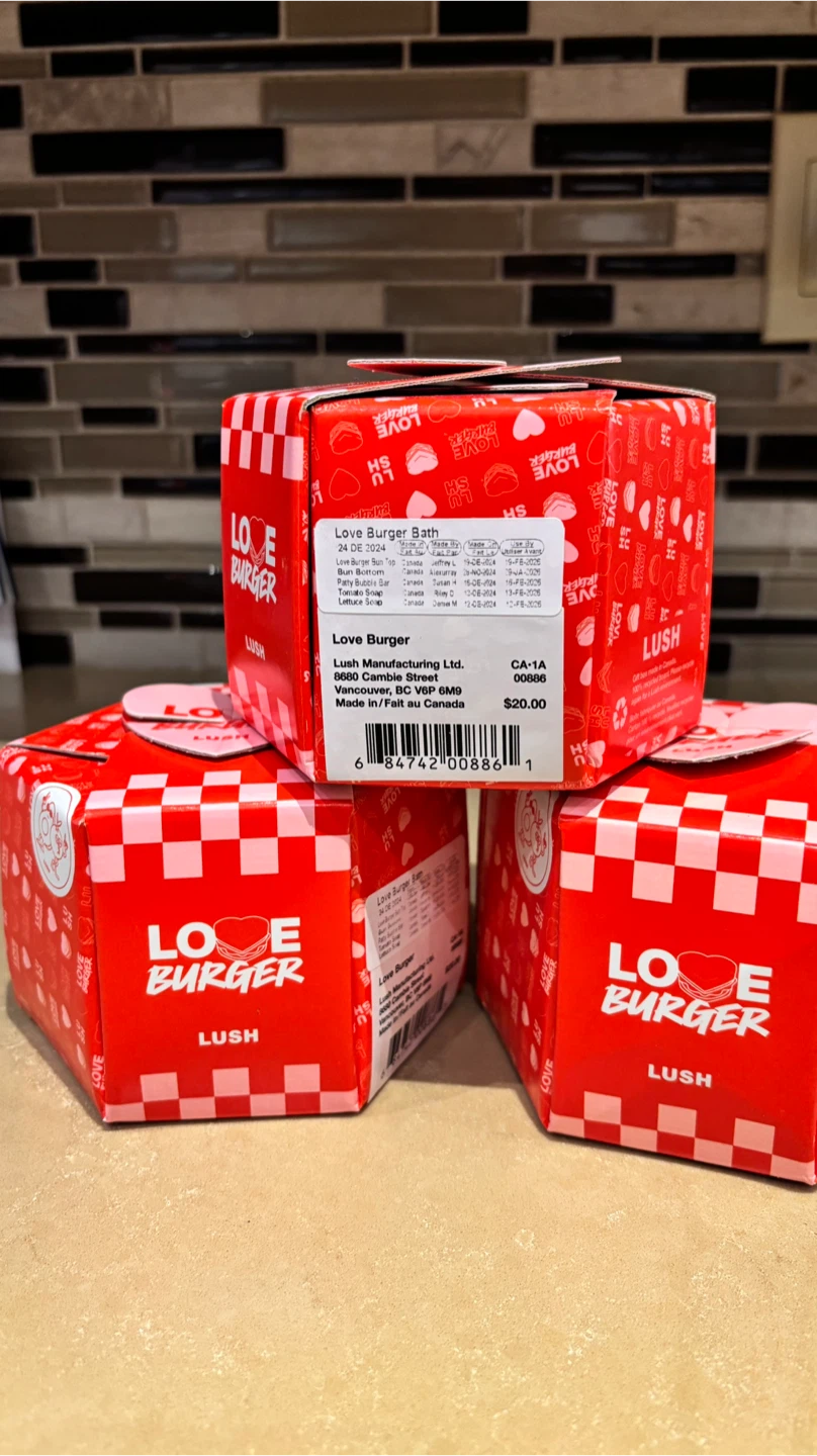 Lush Love Burger Bath Set - photo 2