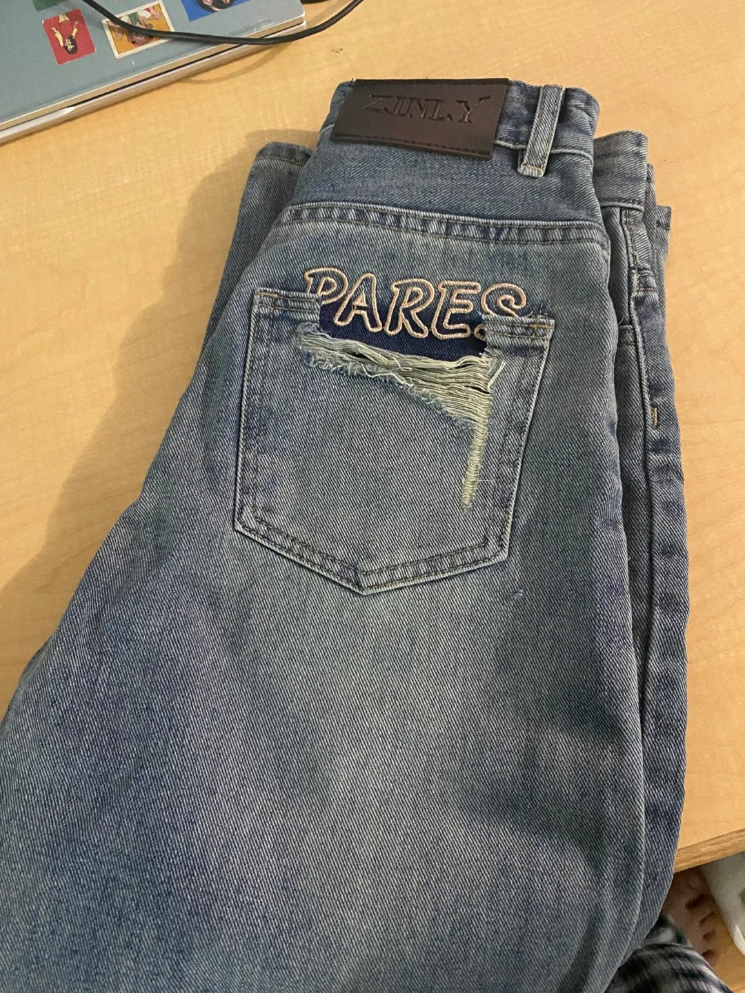 Women’s High Waist Jeans - XS image indicator(7)