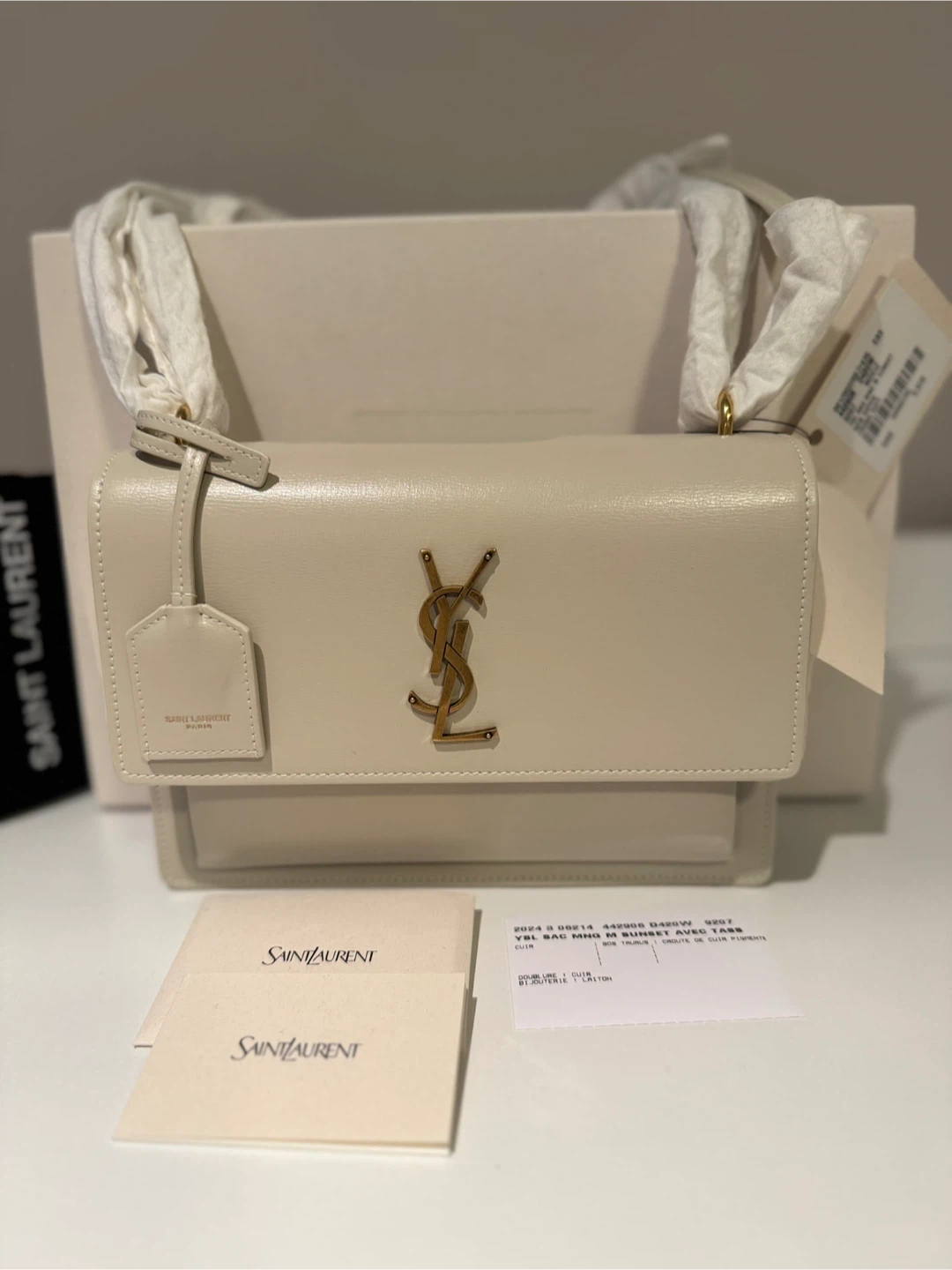 Saint Laurent YSL Sunset Medium Bag - New