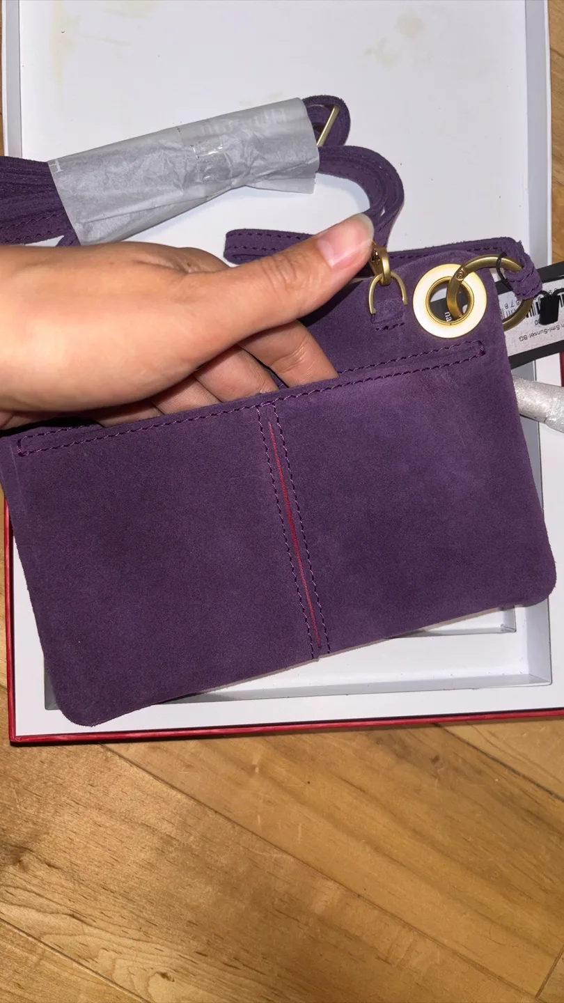 Hammitt Small Crossbody/Clutch - Purple Suede image indicator(3)
