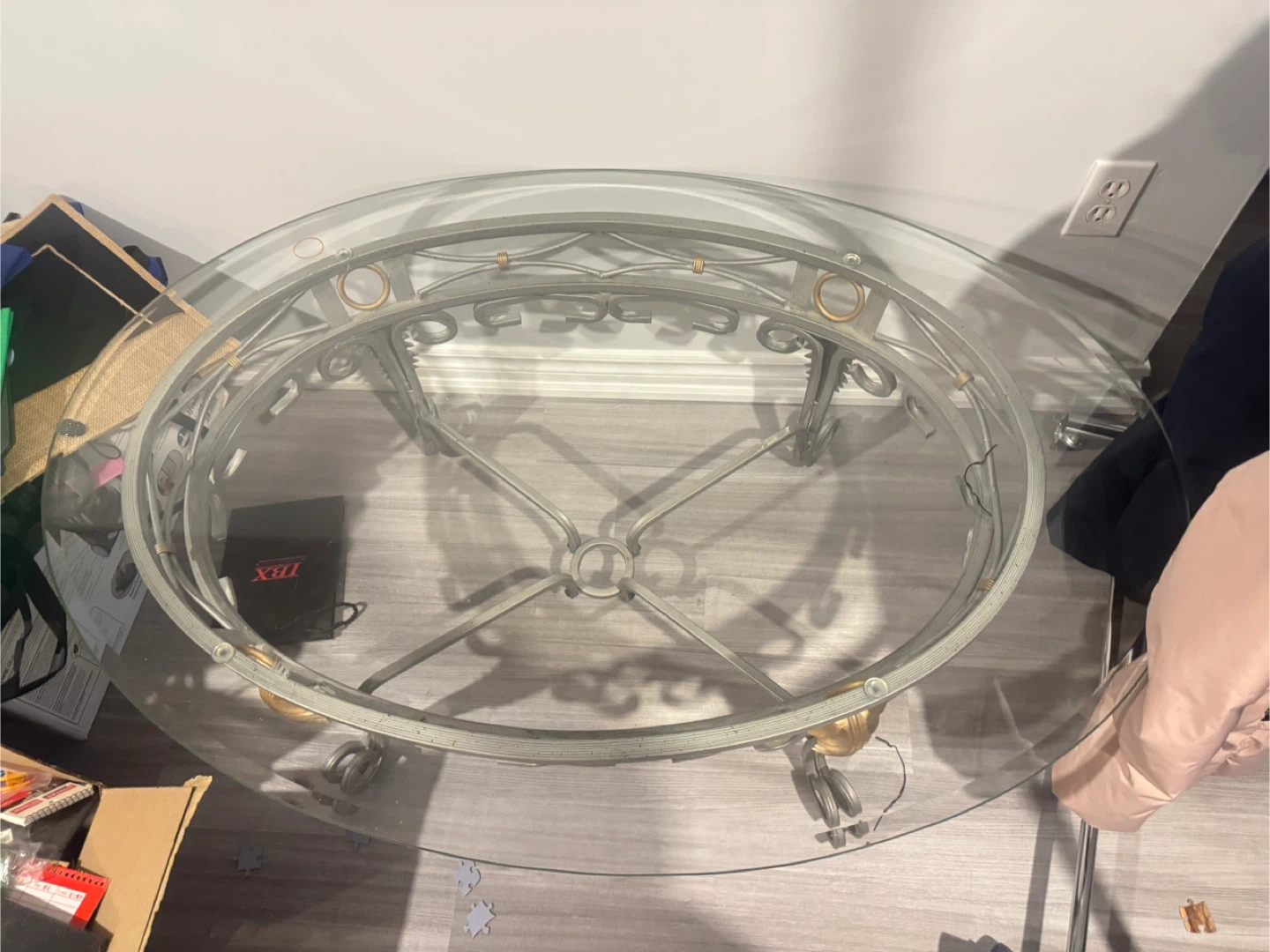 Oval Glass Top Coffee Table - photo 3