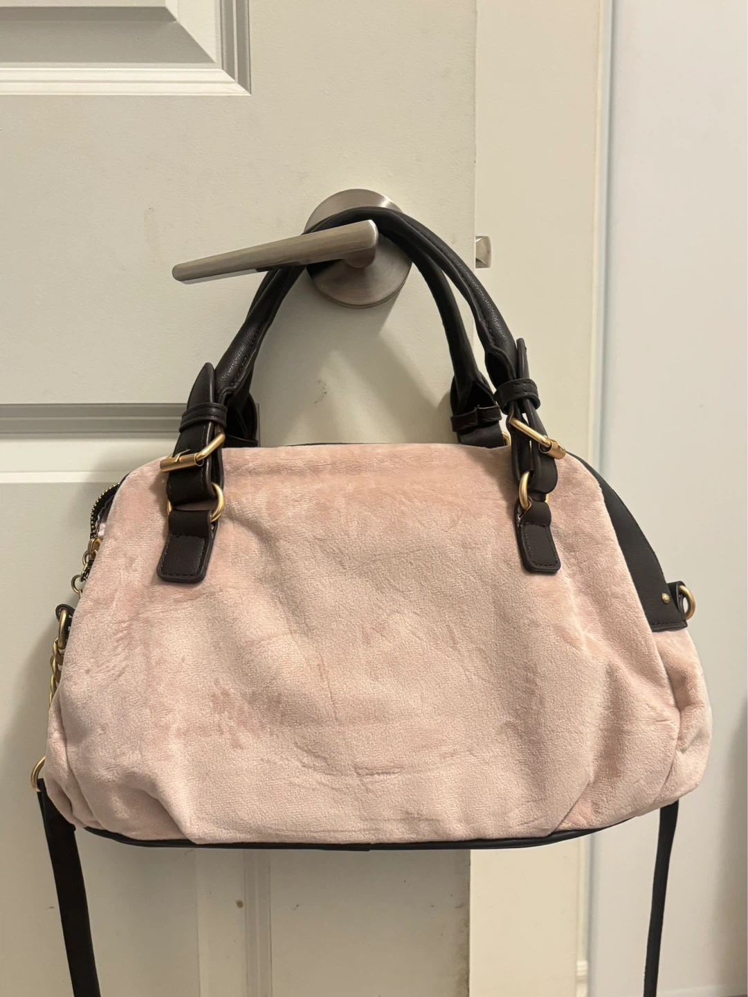 Juicy Couture Pink Velour Satchel Bag - photo 2